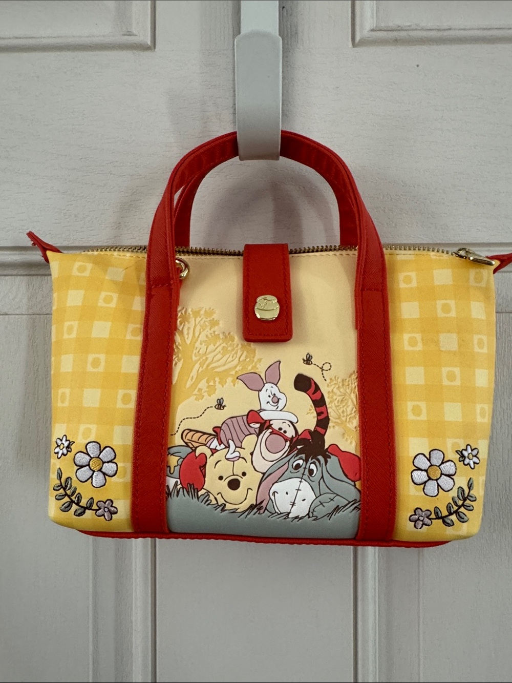 Loungefly Yellow & Red Winnie the Pooh Mini Tote